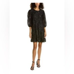 TRINA TURK | BNWT Black Silvery dress | size xs